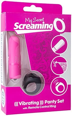 Screaming O Pink My Secret Vibrating Panty Set including Remote Control Ring