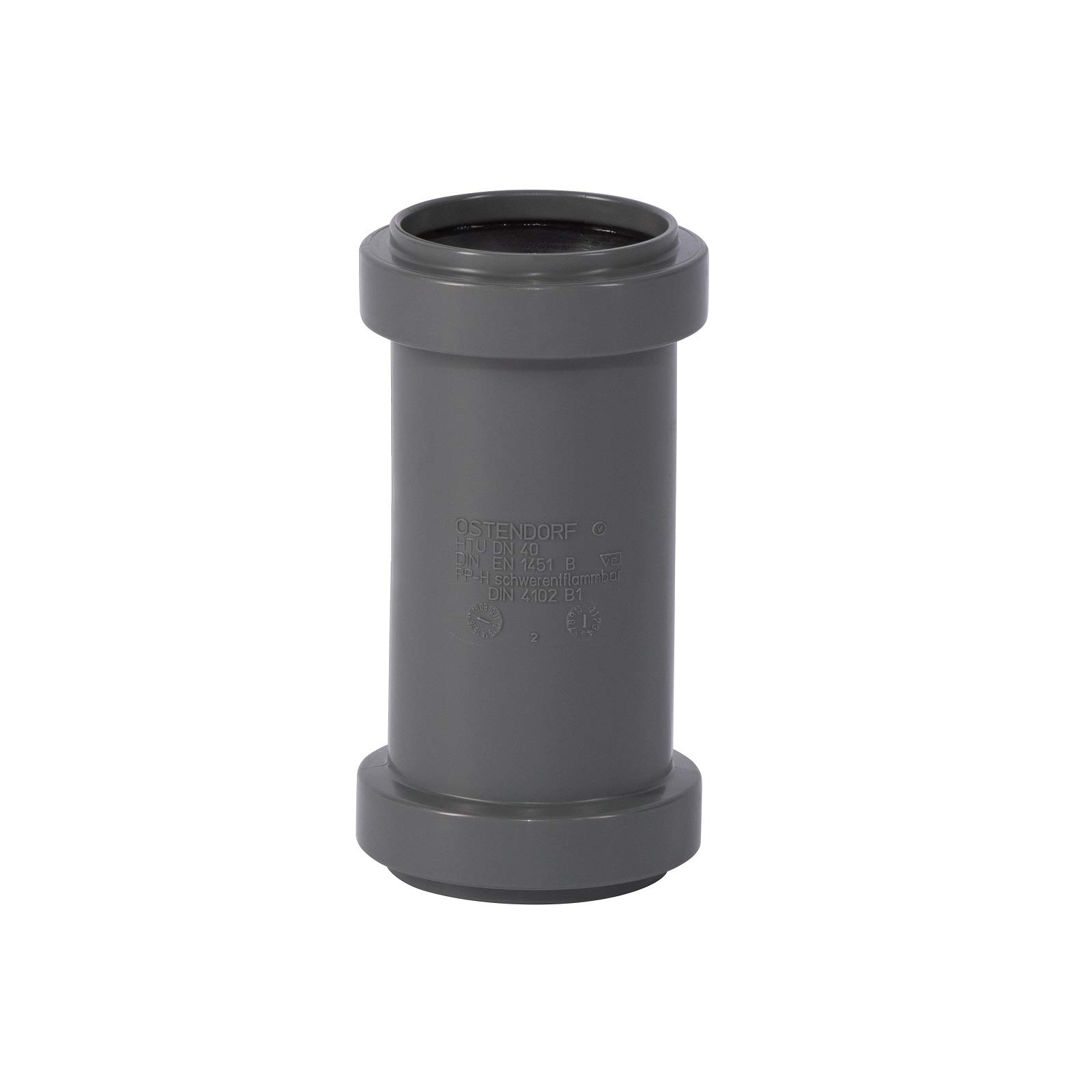 Ostendorf K12977 HTsafe Sliding Sleeve, Gray, DN40