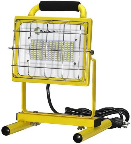 PROBUILT 5000 Lumens, LED Yellow Temporary Job Site Light