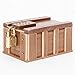 Bits and Pieces - One Panel Treasure Chest Gift Box - Wooden Money Brainteaser Puzzle Box