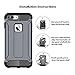 iPhone 7 Plus Shockproof Case, Mpaltor Heavy Duty Shock Resistant PC + TPU 2 in 1 Armor Defender Back Protector Case Cover for iPhone 7 Plus 5.5 inch - Navy Blue