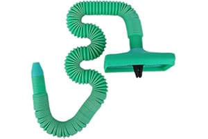 xorea 1 Piece Car Air Conditioning Vent Extension Hose Telescopic Universal ABS Auto Air Conditioner A/C Outlet Hose,Green