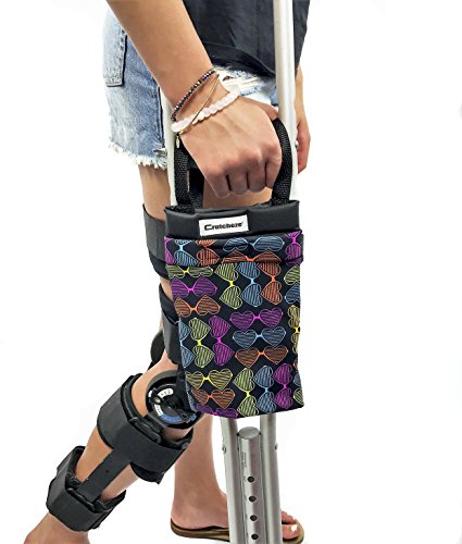 Crutcheze Love It Crutch Bag, Pouch, Pocket, Tote Made in USA, Washable Designer Fashion Orthopedic Products Accessories