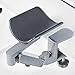 eLink Pro Ergonomic Articulating Wrist Rest - Aluminium Alloy Computer Arm Rest - Flexible Computer Support - Freely Arm Support_silver