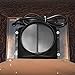 AKDY Wall Mount Range Hood - Embossed Copper Hood Fan for Kitchen - 4-Speed Professional Quiet Motor - Premium Touch Control Panel - Elegant Vine Design - Dishwasher Safe Baffle Filters (30 in.)