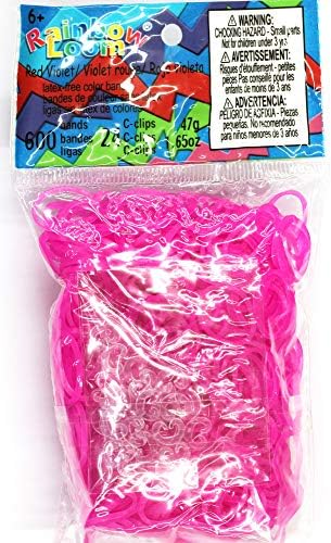 Rainbow Loom Rose Jelly Rubber Bands