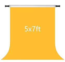Kate 5x7ft Yellow Backdrops Solid Yellow Portrait