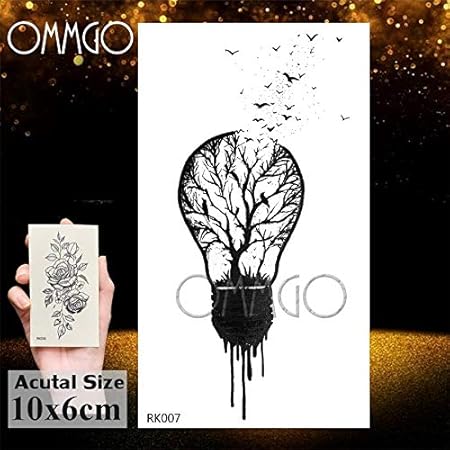 Yyoutop Perdu Cerf Art E Tatouages Autocollant Petite