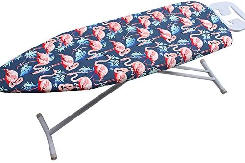 iiSPORT 19" x 54" Flamingo Ironing Board Cover with Heat-Reflective 2-Layers Cotton Pad for Scorch & Staining Resistant - Blue