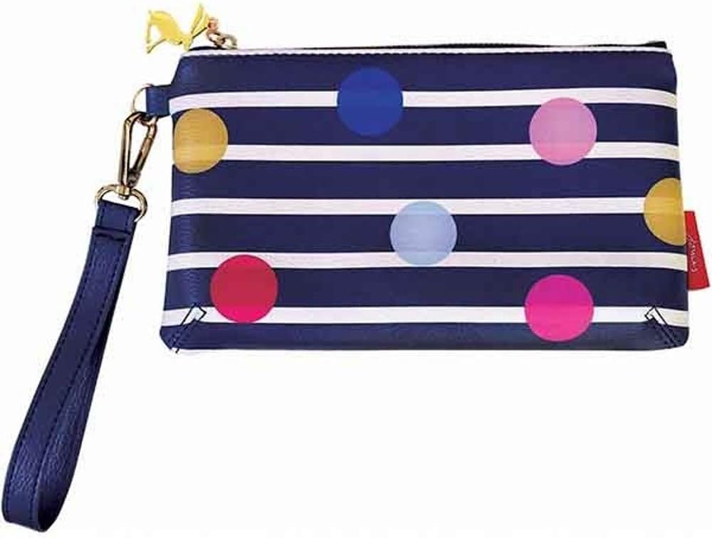 Joules Women’s JLS15 Travel AccessoryBiFold Wallet, Navy, 20.5 x 13