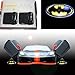 Spoya 3D Batman shield badge wireless magnetic car door LED welcome logo shadow laser projector light Powered by battery