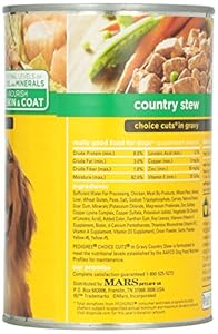 Pedigree Choice Cuts in Gravy Country Stew Canned Dog Food 22 oz