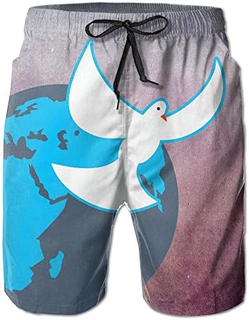 World Globe &amp; Dove Men Summer Casual Shorts Casual Classic Fit Short Pants With Pockets For Watershort