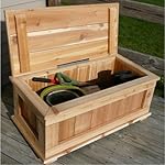 Infinite Cedar Premium Quality 40 in. Cedar 20-Gallon Storage Bench