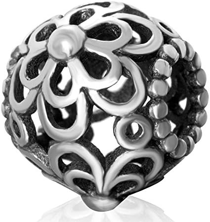 SoulBeads Auhthentic Sterling Silver Picking Daisies Charm Bead Fits Pandora Charms Bracelet