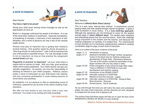 Alfred's Basic Piano Library Lesson Book, Bk 1a: Lesson Book Level 1A - Image 5