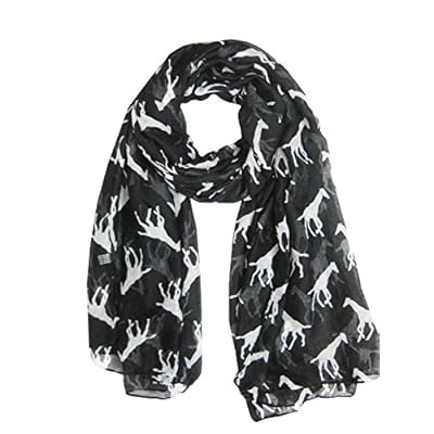 Hanson Giraffe Print Long & Soft Celebrity Style Scarf Hanson Giraffe Print Long & Soft Celebrity Style Scarf