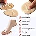 Metatarsal Pads-Ball of Foot Cushions for Women- Soft Gel Insole- - Shoe Inserts - Foot Pain Relief Forefoot Cushion (beige-2pairs)