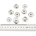 40 Sets Metal Snap Fastener Press Stud Sewing Button For Dress Clothing Bags (21mm)