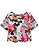 SheIn Women's Casual Calico Print Crop Blouse X-Small Multicolor