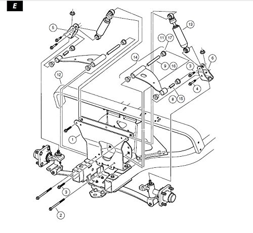 Dr.Acces Golf Cart Control Arm Delta A-Plate for Club Car Precedent (2004+) Replaces#102287301/103388501