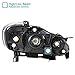 Spec-D Tuning 2LH-COR03JM-RS Toyota Corolla Black Crystal Headlights