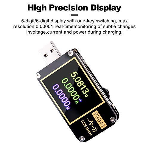 USB Tester USB Voltage Meter FNB48 PD Trigger Voltmeter USB 3.0 Voltage ...