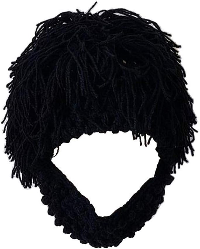 Winter Hats Red Santa Caps Beard Wig Knit Crochet Warm Snow Ski Unisex Lovers Men Women Kid