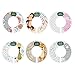 Baby Closet Clothing Dividers - Set of 6 Nursery Organizers - Wardrobe Rack Dividing Label Cards with Age & Size Indications (0-24 Months) - Decorative Bedroom Organization System