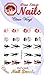 Walking Dead, Don't Open dead inside Zombies Nail Art Decals. Clear Vinyl PEEL and STICK Nail Decals (NOT WATERSLIDE) by One Stop Nails