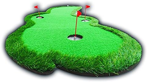 ゴルフパッティンググリーンエクササイズマット完璧な練習とトレーニングポータブルドライブ カッティング トレーニング用具 住宅