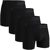 gagli Men's Underwear Boxer Briefs 2 Pack, Soft Comfortable Cotton Underwear with ComfortFlex Waistband, Tag-Free, 3”