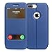 FYY Case for iPhone 7 Plus/8 Plus, Magnetic Flip Phone Case Stand Protective Cover with Window View Function for Apple iPhone 7 Plus/8 Plus 5.5