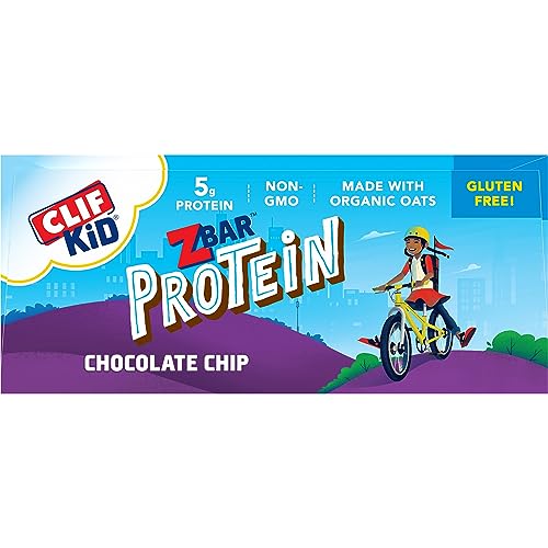 ZBAR PROTEIN – CHOCOLATE CHIP – CRISPY SNACK BARS – MADE WITH ORGANIC OATS – NON-GMO – 5G PROTEIN – GLUTEN FREE PROTEIN BARS (15 PACK)