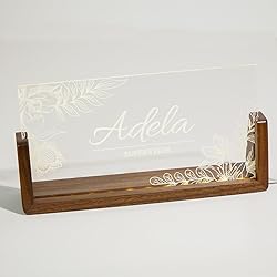 Personalized Light Up Desk Name Plate | New Job