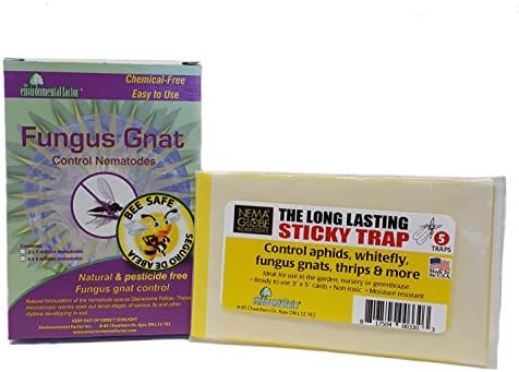 The Long Lasting Sticky Trap 25 pack (5 packs of 5 with ties), BONUS - 5Mil FG (Sf Nematodes) included