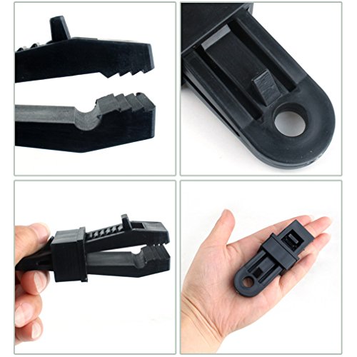12pcs Clamp Tarp Clips Awning Clamp Set Trap Clips Jaw Tent Snaps hangers Camping Clamp Clips Tent Tighten Lock Grip For Outdoors Camping Farming Garden