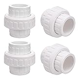 Carvedexquisitely 1" PVC Union Coupling Pipe