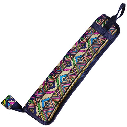 Xinlink Professional Waterproof Drumstick Case Classic Country Style Pattern Carrying Gig Bag Covers with Shoulder Strap Kids Children Drum Stick Mallet Percussion Instrument Accessories - Thumbnail 7