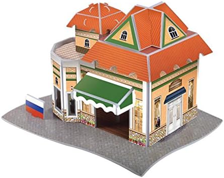 Fur Store 3d Paper Puzzles Building Model Children Gift Creative Educational Toys For Children