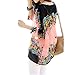 HP95(TM) Women's Bohemian Style Batwing Sleeve Chiffon Beach Loose Shirt (C)