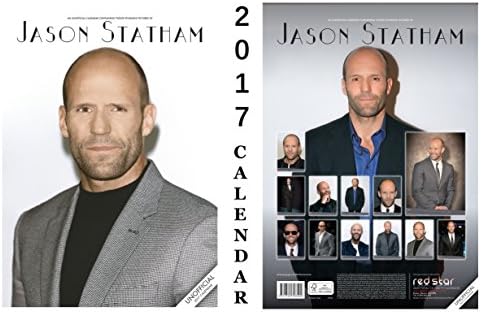 Jason Statham 2017 Calendar + Jason Statham Fridge Magnet