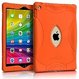 iPad Mini 2 Case, iPad Mini 3 Case 7.9 inch, Armorex Durable [Shockproof] [Light Weight] Protective Silicone Cover for Apple iPad Mini Case (Orange)