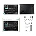 Rii (Dual Mode) K16 Bluetooth &RF Wireless Ultra Slim Rechargable Multimedia Backlit Office Keyboard with Touchpad Mouse for PC,Tablets, Smart TV,Android TV Box,Windows,Business Office