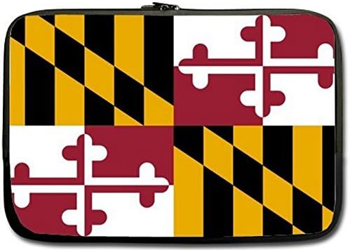 Funny Laptop Sleeve 421181 Fashionable Style Maryland State Flag MacBook Air/Pro All 13" Laptop/Notebook/Computer Carrying Case Sleeve (Twin sides)