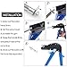 Glarks 30Pcs 4x60MM Heavy Duty Zinc Plated Steel Molly Bolt Hollow Drive Wall Anchor Screws Set for Drywall, Plaster and Tile (M4x60)