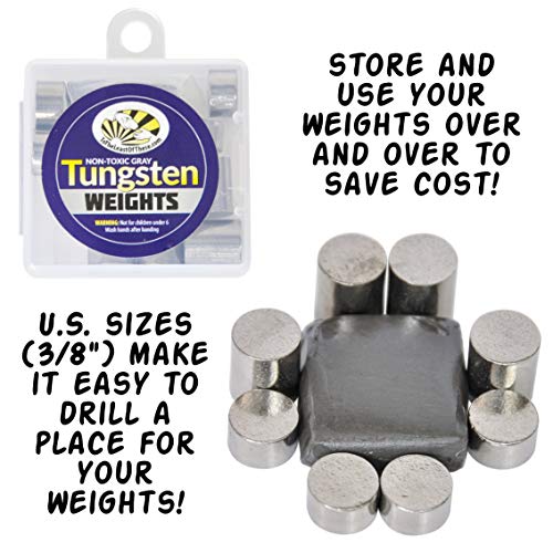 Reusable Tungsten Weight Kit for Your Pinewood Car, 4 Ounces