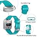 Wepro Bands Compatible with Fitbit Versa SmartWatch, Watch Replacement Band for Women Men Kids, Small, 2 Pack, Periwinkle, Teal