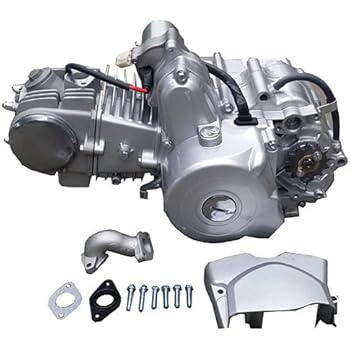 Amazon.com: 125cc ATV Engine Motor 4-stroke w/Automatic ... sunl 250 wiring diagram 