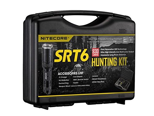 Nitecore SRT6 Night Hunting Kit, Black, SRT6-HUNTING-KIT